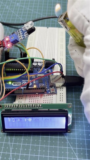 Fire detection using IR sensor