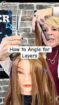 The Exact Angle That Creates Perfect Layers #haircut #technique #tutorial