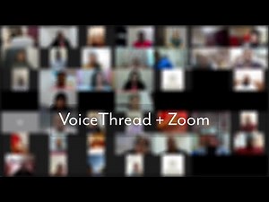 Zoom + VoiceThread