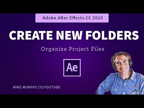 After Effects: How To Create New Folders in Project Panel