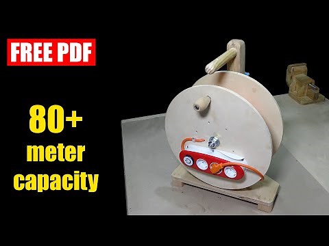 Extension Cable Reel Making - DIY - Homemade [4K]