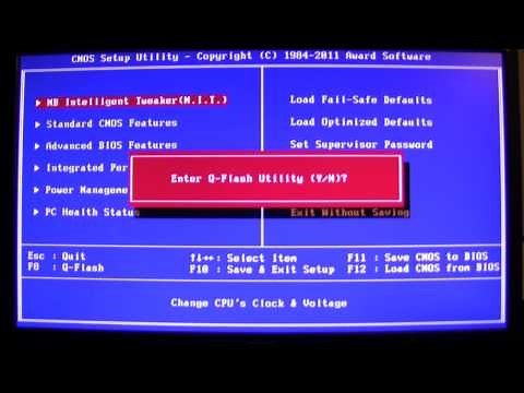Updating Gigabyte Motherboard BIOS