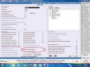 Maintain Data Checklist in BUSY (English)