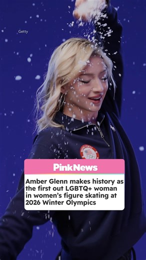 Amber Glenn makes history as first openly LGBTQ+ woman to compete in Olympic figure skating