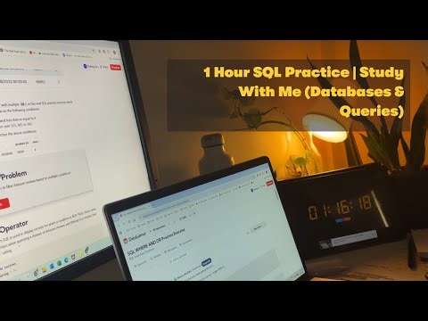 1 Hour SQL Practice | Study With Me (Databases & Queries) | Become a Data Analyst