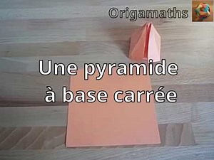 Pyramide à base carree