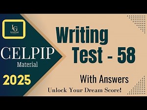 CELPIP Writing Task 1 & 2 | Test - 58 Explained (2025 Update) | With Answers