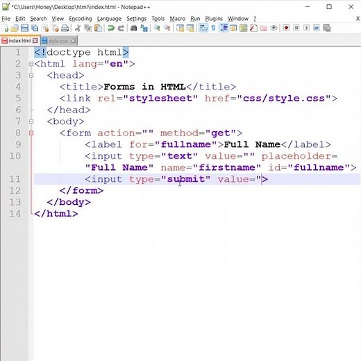 Create Submit Button in HTML | Learn CSS & HTML | Web Development Tutorial
