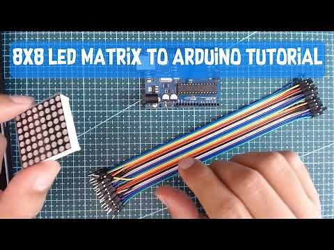 Arduino 8x8 LED Matrix Tutorial without any Drivers