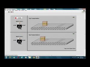 SCADA in LabVIEW - Conveyor