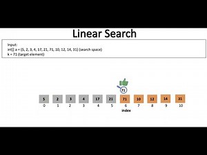 Linear Search Algorithm Animation