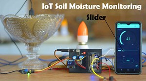 IoT Soil Moisture Sensor using ESP8266 & Blynk with Water Pump Control