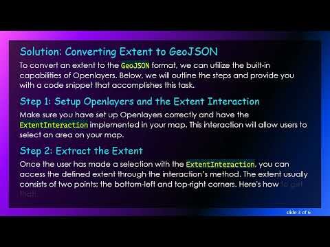 How to Easily Get GeoJSON from Openlayers Extent or ExtentInteraction