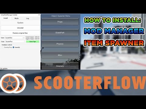 How to install the Unity Mod Manager and ItemSpawner (Scooterflow)