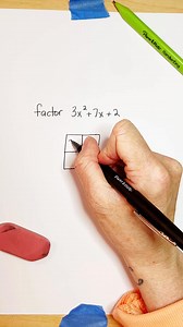 106K views · 401 reactions | Factoring with the box method— how to use the box method to factor a quadratic with an a value greater than 1 #quadratics #algebra #mathvideos | Scaffolded Math and Science | Facebook