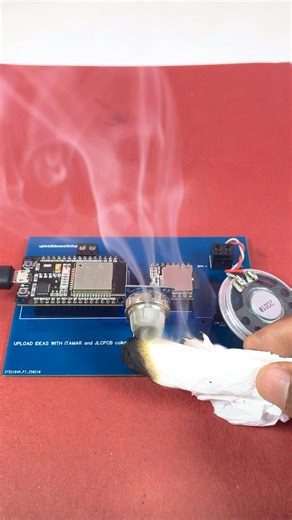 17K views · 165 reactions | Détection de fumée avec Alerte vocale à l'aide du module DFPlayer Mini, du capteur MQ-2 et de l'ESP32 #Genie #Arduino #electronique #esp32 #mq2 | Méchant Circuit | Facebook