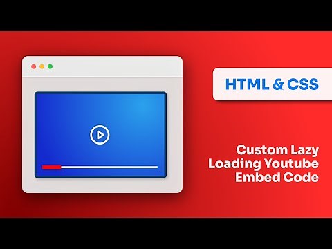 Custom Lazy Loading YouTube Embed Code