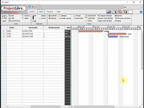 Tutorial Project Libre - Learn how to use it quickly