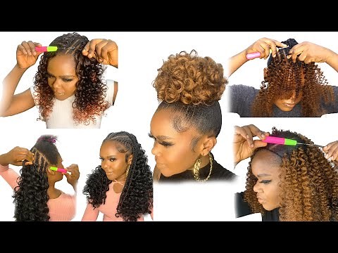 5 Quick And Easy Hairstyle Using Braid Extension