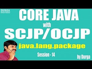 Core Java With OCJP/SCJP: java.lang.package Part-14 ||String class
