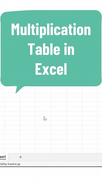Excel Tutorial: How to Create Multiplication Table with Formulas