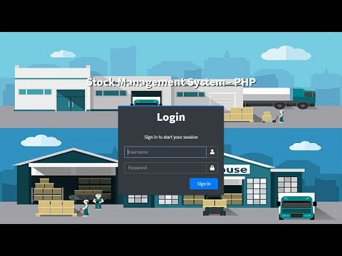 Stock Management System in PHP MySQL | Inventory Software with Source Code