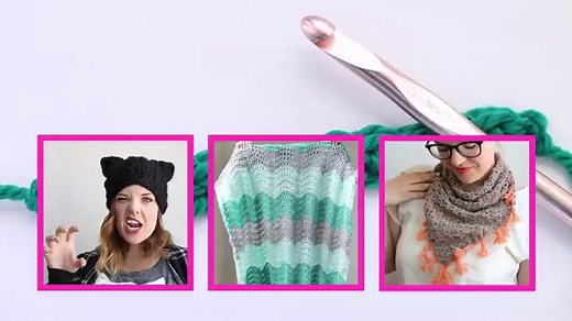 Simple Foundation Single Crochet (FSC) Photo & Video Tutorial