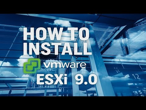 HOW TO: Install VMware vSphere Hypervisor ESXi 9 0 | VCF 9.0 Component Deployment Guide
