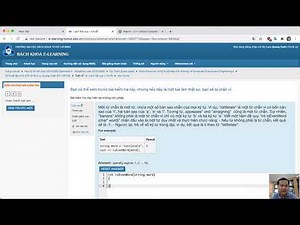 Hướng dẫn tạo bài tập lập trình với Moodle/CodeRunner (Introducing Moodle/CodeRunner: How to create)