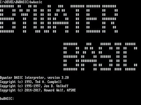 Using FreeDOS - Bywater BASIC