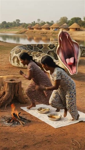 Hero Dog Fights Giant Python To Save Owners! 😱🐕🐍