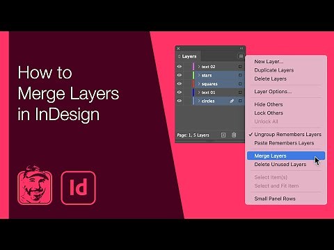 How to Merge Layers in InDesign