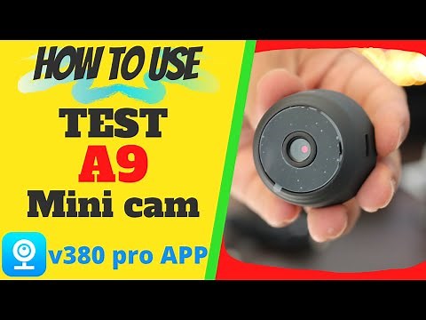Mini Camera WIFI A9 IP Cam User Manual APP Setup