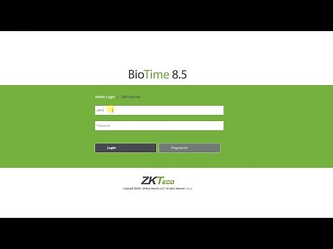 How to Install Biotime 8.5