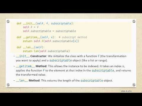 Creating a subscriptable map in Python