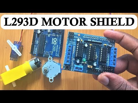 L293D MOTOR DRIVER SHIELD WITH ARDUINO