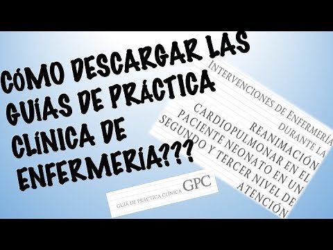 GUÍAS DE PRÁCTICA CLÍNICA enfermería