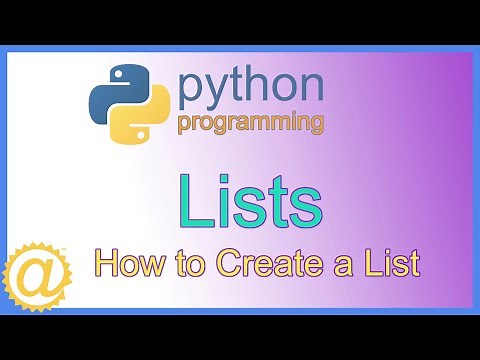 Python List - How to Create a List using Brackets or the list() Function - Learn To Program
