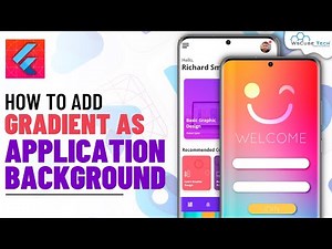 What is Gradient & How to Add It to App Background? | Flutter Tutorial 🔥