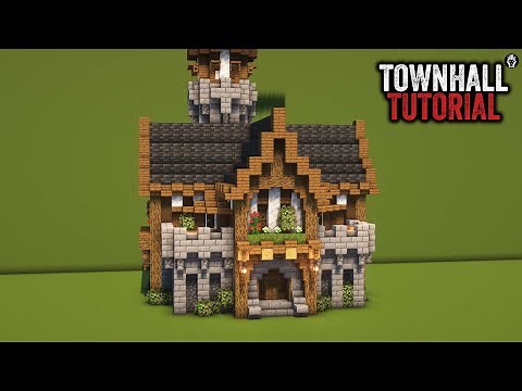 Minecraft Medieval Town Hall Tutorial