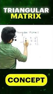 JEE Must-Know: Triangular Matrices Simplified!