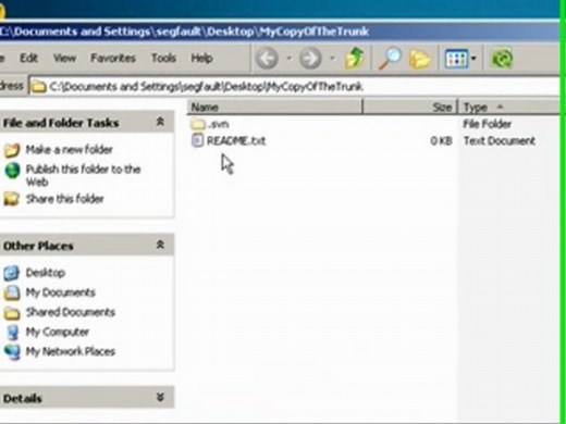 Tutorial: using tortoisesvn, subversion on windows