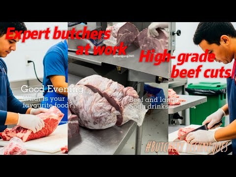Inside the Meat Processing Room: Precision Cutting & Butchery Techniques