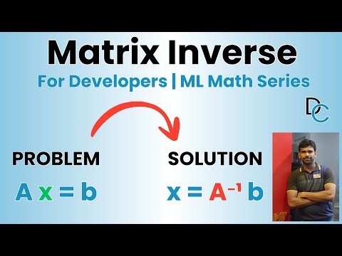 Matrix Inverse: How Machines Solve Equations (Explained for Developers)