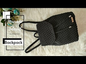 Easy Macrame Backpack Tutorial || Macrame Backpack for Beginners
