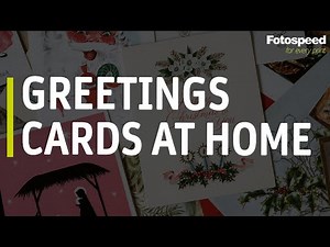 Printing Greeting cards at home using Fotocards from Fotospeed | Paper for Fine Art & Photography