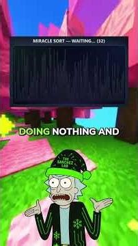 Meme Sorting Algorithms Explained