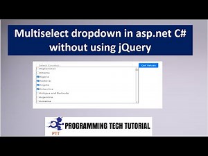 Multi Select Dropdown With Checkbox In asp.net C# by Ajax