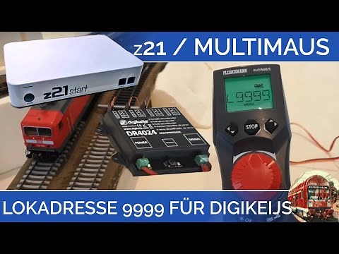 TUTORIAL Programming locomotive address 9999 for Digikeijs decoders on z21 & Multimaus digital mo...