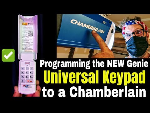 Program a 🆕 Genie Universal Keypad to a Chamberlain Garage Door Opener